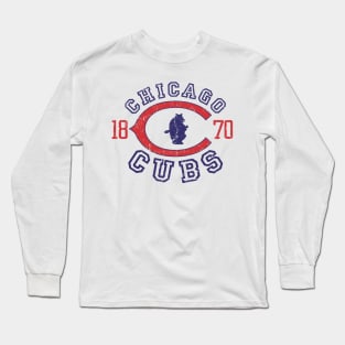 Vintage Chicago Cubs Long Sleeve T-Shirt
